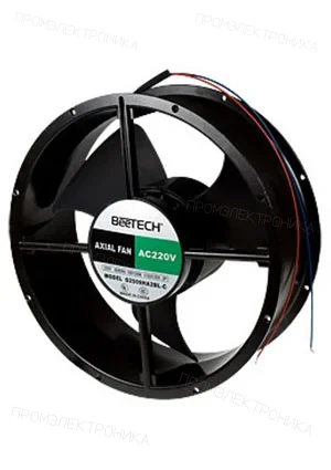 JIULONG MOTOR G2509HA2BL-C, вентилятор 220В провода 246х246х89мм подшипник качения