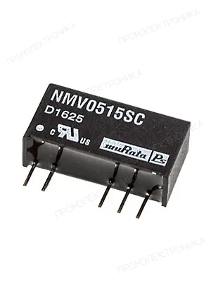 Murata PS NMV0515SC, DC/DC преобразователь на плату 1Вт 5-15В SIP EOL