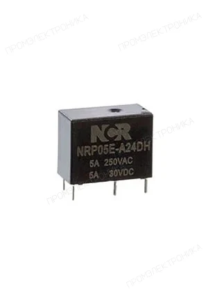 NCR NRP-05E-A-24D-H, реле 24В 10А 250В 206*15.3*10.2мм (1-1393217-8 RE031024)