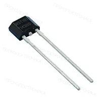 NOVOSENSE NST1001-QTZB, Высокоточный 2-контактный цифровой импульсный датчик температуры  TO-92S-2L (= LMT01)