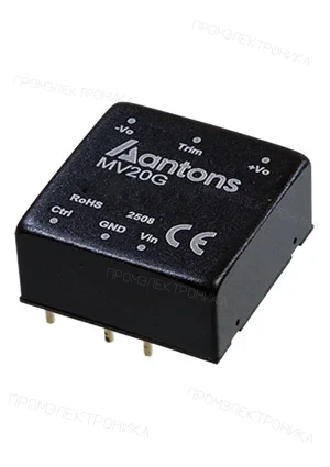 ANTONS POWER MV20G-2412, DC/DC Regulated VRB2412YMD-20WR3 = VRB2412YMD-20WR3