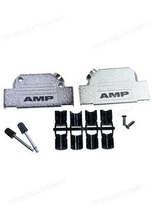 TE Connectivity 3-1478763-7, Корпус разъема D-Sub BACKSHELL позиций: 37, METAL SIZE 4