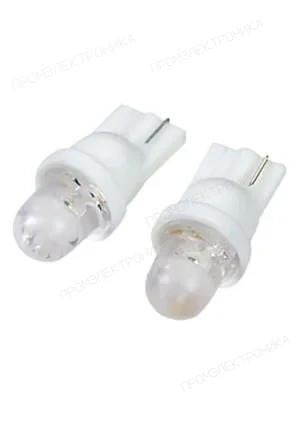 Hixem T10 1LED, светодиодная автомобильная лампа 12В T10, белая