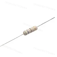 Тайвань MO-100 (С2-23) 1 Вт,   360 кОм, 5%, Резистор металлооксидный