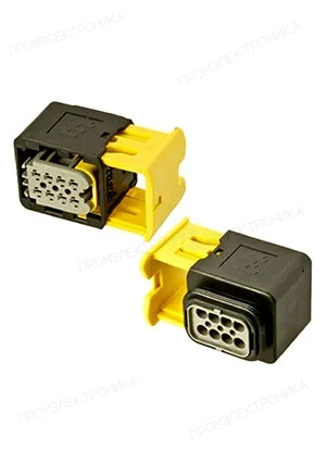 TE Connectivity 2-1418479-1, Разъем, Wire-to-Wire, 8 Position, серый
