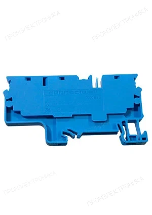ConnectWell CX6/3BU, CX6/3BU,6 mm FEED THRU SP CL 3 WIRE TB BLUE, аналог для 282-684, ST6-TWINBU, ZDU6/3ANBL, D6
