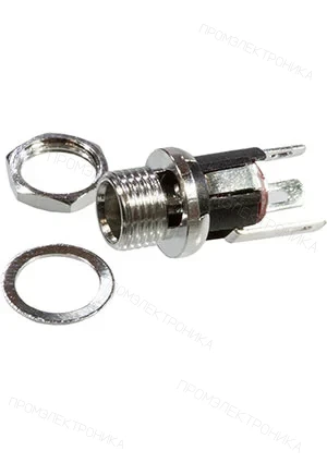 Kycon KLDPLX-0202-B, разъем питания Jack 2.5 3А 24В M8