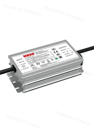 MOSO X6E-100V143, LED драйвер, 100Вт, вых 0.7-1.05А 72-143В DC, изолир, потенц, металл, IP67