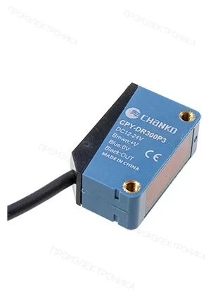CHANKO CPY-DR300P3, оптический датчик положение 32*18*20 диффузный 300мм  PNP NO/NC кабель