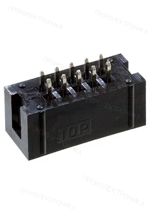 KLS BH-10 (IDC-10MS), вилка на плату шаг 2.54мм прямая (L-KLS1-202-10-S-B)