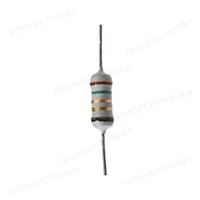 Китай KNP-100 1W 5% 68 Ohm, резистор 1Вт 68 Ом, резистор 68Ом 1Вт 5%