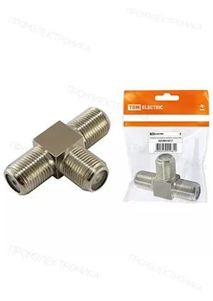 TDM electric SQ1809-0017, F тройник, F гнездо IP20 сталь