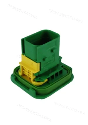 TE Connectivity 3-1564416-1, Wire-to-Wire, 8 Position, .157 in [4 mm] Centerline, Sealable, Green