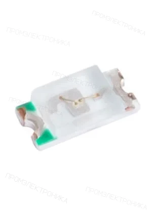 OASISTEK TO-1608BC-PG, Светодиод зеленый SMD 1608, 705мКд 120г 525нм