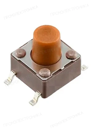 DIPTRONICS DTSM-65N-V-T/R, кнопка тактовая SMT 6x6 H 9.5мм 160gf
