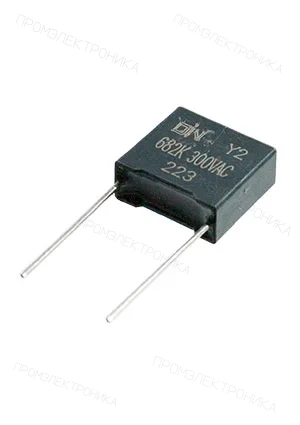 DIN C686823ECDKS2BAA00, Y2 конденсатор 6.8нФ 300В ac 10% 12*11*5 =B32021A3682M