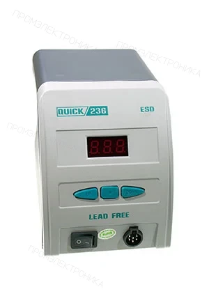 QUICK QUICK236 ESD, промышленная паяльная станция 90Вт 480С