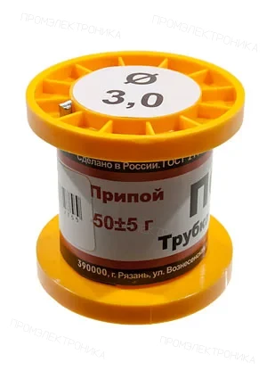 ПМП Припой ПОС61 ТР 3.0мм катушка  50г