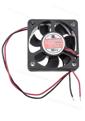JIULONG MOTOR Y-Y5015H12S, вентилятор 12В провода 50х50х15мм (аналог для KF0515S1H) подшипник скольжения
