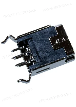 KLS L-KLS1-229-5FC-B, miniUSB гнездо на плату 5конт (C8320-05BFSSBOR)