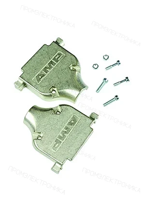 TE Connectivity 5745173-5, Two-Piece RFI/EMI Shield, Zinc, Straight, Shell Size 3, 25 Position, AMPLIMITE Kit