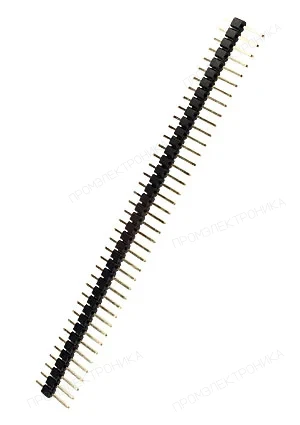 NXU PLS-40, вилка штыревая 2.54мм 1x40 прямая (112-A-SS40G)