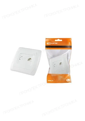 TDM Electric SQ1805-0022, Розетка компьютерная RJ45  белая "Онега"