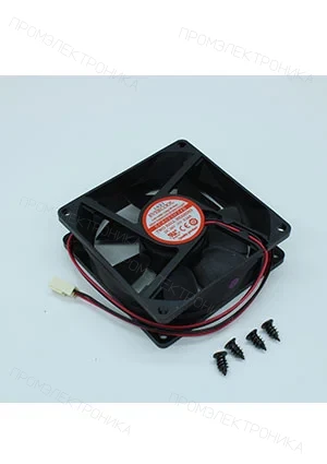 EVERCOOL EC8025H24B, Вентилятор 24В, 80x80x25мм, подшипник качения, 3000 об/мин