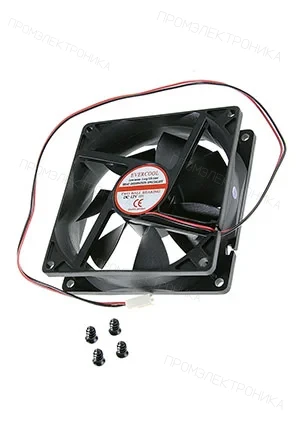 EVERCOOL EC9225HH12B, Вентилятор 92х92х25 12В 3000 об/мин  подщипник качения