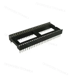 NXU ICSS-52, панелька для микросхем DIP 52 контактов шаг 1.778мм (127-652)