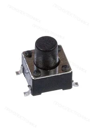 Gangyuan KAN0642-0701B GP, (россыпь) тактовая кнопка SMD 6х6 h=7мм (=IT-1102WB8-160G-G) = KAN0642-0701B010-42