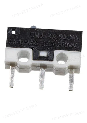 Switronic DM3-00P-110GC-G, микропереключатель 125В 3A