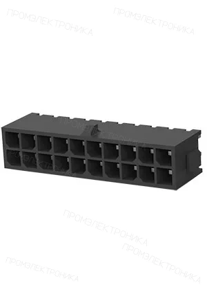 TE Connectivity 5-794630-0, гнездо прямое шаг 3мм 20 контактов Micro MATE-N-LOK