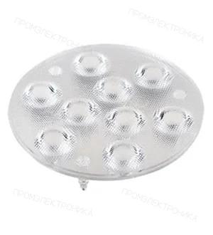 Turlens 9B45DF, Блок линз для св.диод."Emitter" пайка, микролинза"30"  95mm