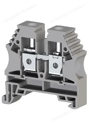 Klemsan 304150RP, Клеммник на DIN-рейку 10мм.кв. (серый); AVK10(RP)