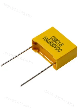 JEC JMPPB104J0630DH1520, Конденсатор плёночный 0.1 мкФ 630 В DC 10% P=15мм d0.8, 7.5*13.5*18 =B32652A610
