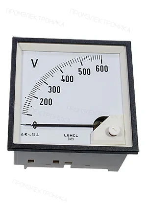 LUMEL EA19N E61700000008, щитовой стрелочный вольтметр 800В 96х96мм положение С3 90гр