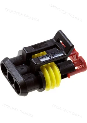 LHE 215000310169,  аналог 282087-1 SUPERSEAL1.5, корпус розетки 3 контакта