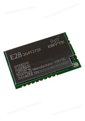 EBYTE E28-2G4T27SX, UART 7 км 2,4 ГГц 27 дБм SMD 25*40,5 мм LoRa беспроводной передатчик РФ модуль