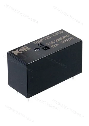 NCR NRP12T-A5D, Реле, 5 VDC , 250 V , 12  A, аналог для 1-1393238-2/RTB14005