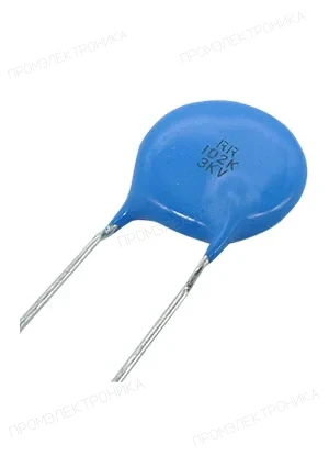 TDK EPCOS CK45-R3DD102K-VRAF, дисковый конденсатор 1000pF 10% 2000Vdc