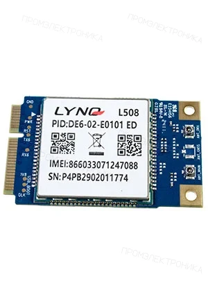 Mobiletek L508ED (PCIE), LTE-модуль сотовой связи 2G/3G/4G, CAT4, RTOS, 30*30мм, -40 +85С