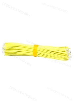 Китай 1007Y 22AWG, перемычки для печатных плат желтые длина 10см