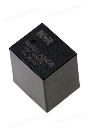 NCR NRA-01-A-24D-S, реле 1FormA 20А NO 24В гермет. 17.2*14.7*19.7мм