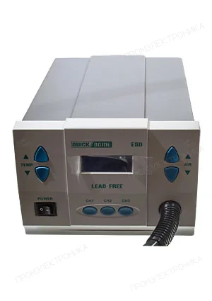QUICK QUICK861DE ESD, промышленная паяльная станция термовоздушная 1300Вт (фен паяльный)