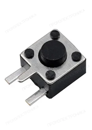 Gangyuan KAN4562-0501B010, кнопка тактовая угловая 4,5х4,5 h=5мм DIP2+1