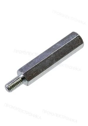 KLS L-KLS8-DBL-M4-E7.0-L30+8.0-Fe-B, стойка шестигранная сталь оцинкованная М4 30мм