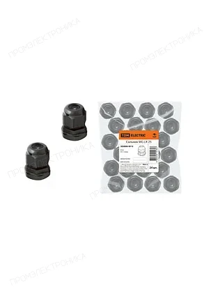 TDM electric SQ0806-0010, MG LX 25, сальник  диаметр проводника 13-18мм IP68 черный