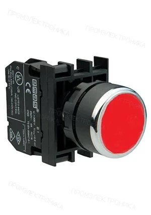 EMAS B130DK, Кнопка с блоком подсветки красная