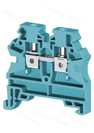 Klemsan 304211RP, Клеммник на DIN-рейку 4мм.кв. (синий); AVK4 RD  (RP)